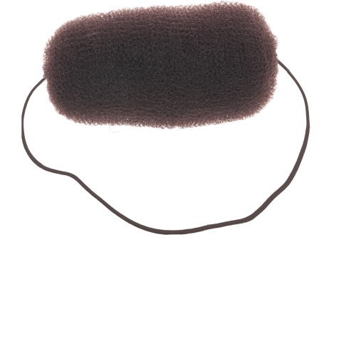 Hair cushion brown 12 cm DEWAL HO-5113 Brown*